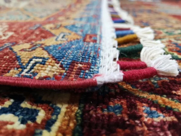 Handmade Fine Afghan Chubi Rug - Image 2