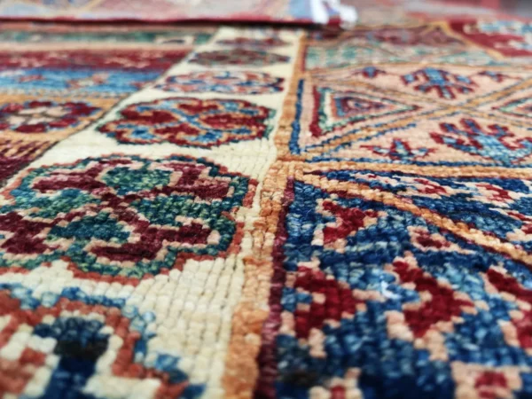 Handmade Fine Afghan Chubi Rug - Image 4