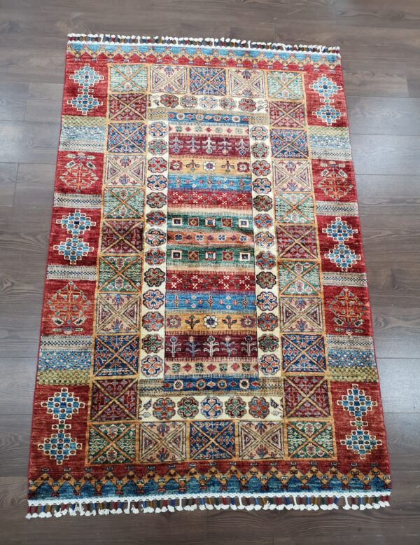 Handmade Fine Afghan Chubi Rug