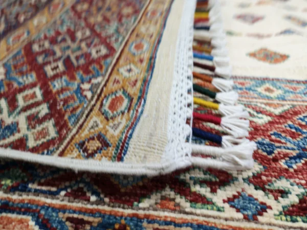 Handmade Fine Afghan Chubi Rug - Image 2