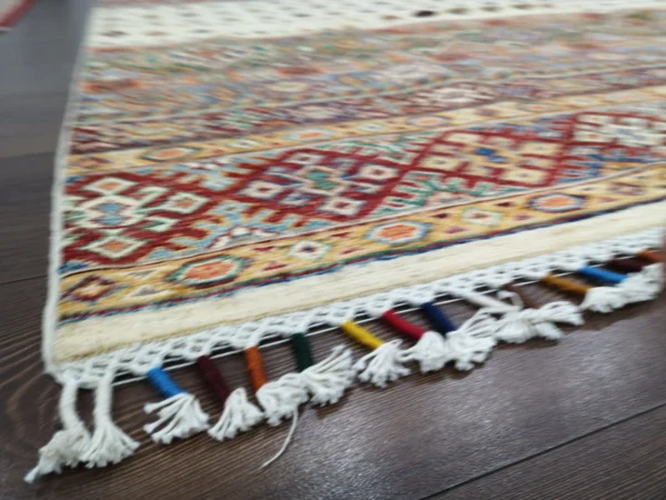 Handmade Fine Afghan Chubi Rug - Image 3