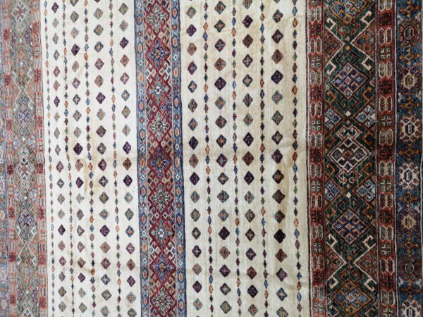 Handmade Fine Afghan Chubi Rug - Image 5