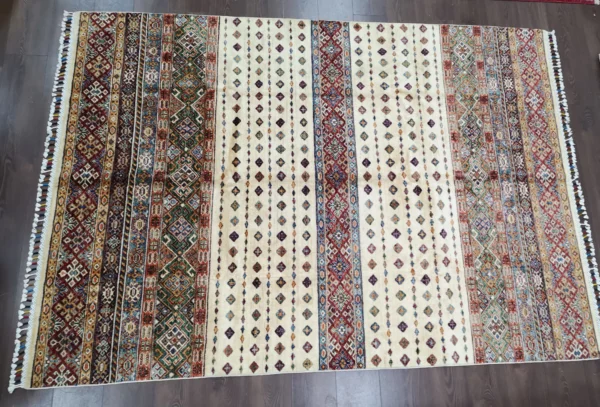 Handmade Fine Afghan Chubi Rug