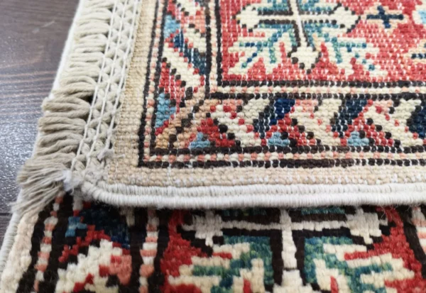 Handmade Fine Afghan Qazak (Kazak) Runner - Image 3