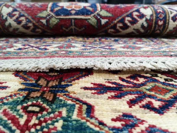 Handmade Fine Afghan Qazak (Kazak) Runner - Image 6