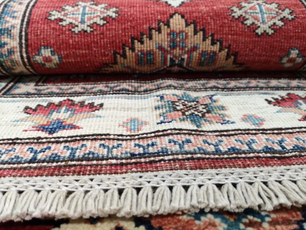 Handmade Fine Afghan Qazak (Kazak) Runner - Image 3