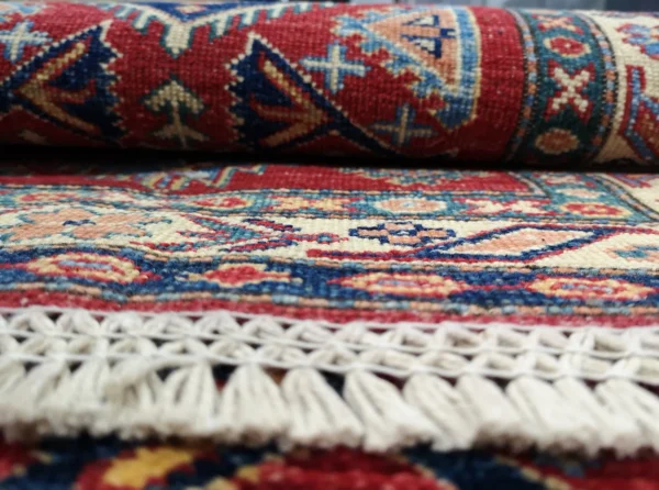 Handmade Fine Afghan Qazak (Kazak) Runner - Image 2