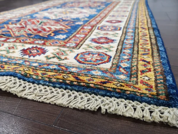 Handmade Afghan Qazaq (Kazak) Rug - Image 2