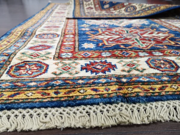 Handmade Afghan Qazaq (Kazak) Rug - Image 4