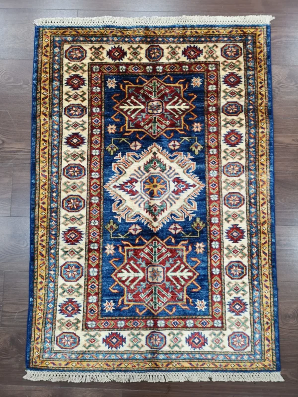Handmade Afghan Qazaq (Kazak) Rug - Image 7