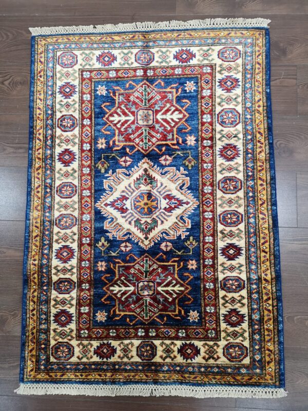 Handmade Afghan Qazaq (Kazak) Rug - Image 8