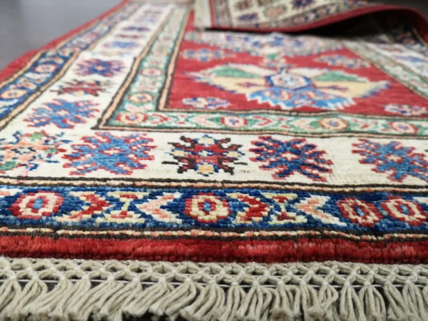 Handmade Afghan Qazaq (Kazak) Rug - Image 3