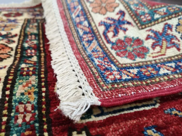 Handmade Afghan Qazaq (Kazak) Rug - Image 2