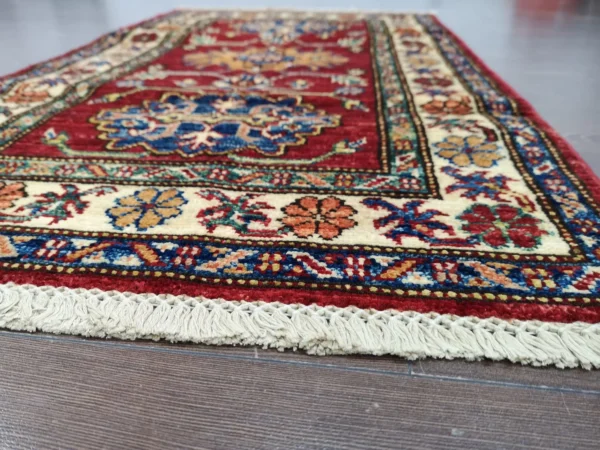Handmade Afghan Qazaq (Kazak) Rug - Image 5