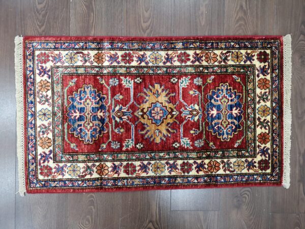 Handmade Afghan Qazaq (Kazak) Rug - Image 8