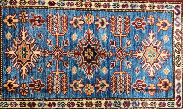 Handmade Afghan Qazaq (Kazak) Rug - Image 3