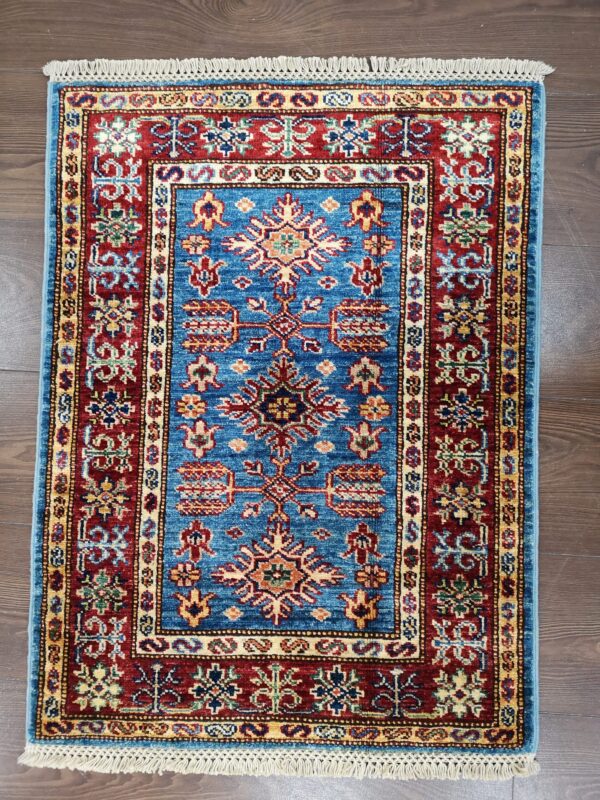 Handmade Afghan Qazaq (Kazak) Rug - Image 4