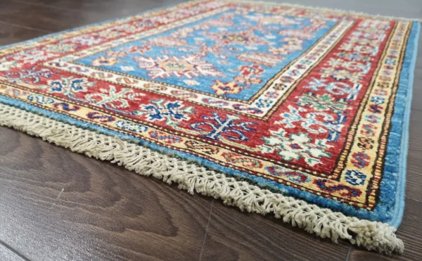 Handmade Afghan Qazaq (Kazak) Rug - Image 7