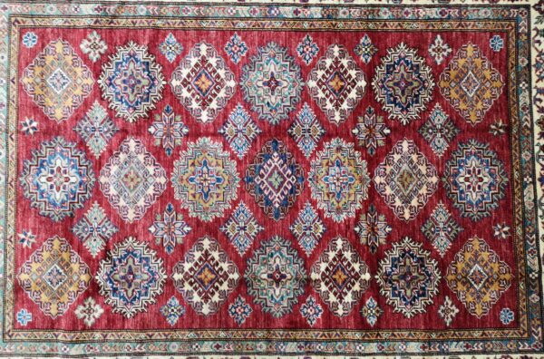 Handmade Afghan Qazaq (Kazak) Rug - Image 3