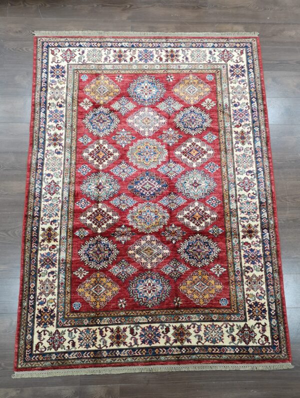 Handmade Afghan Qazaq (Kazak) Rug - Image 4