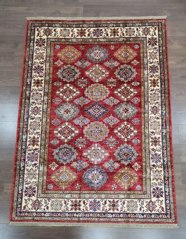 Handmade Afghan Qazaq (Kazak) Rug - Image 7