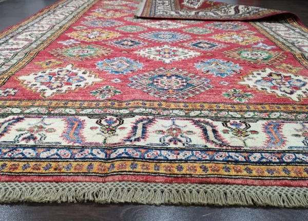 Handmade Afghan Qazaq (Kazak) Rug - Image 7