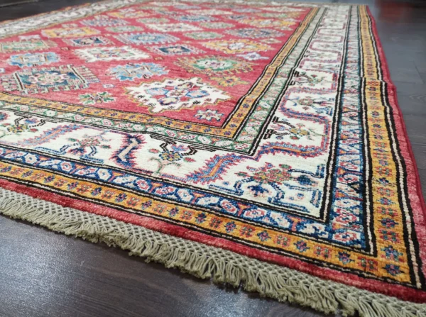 Handmade Afghan Qazaq (Kazak) Rug - Image 5