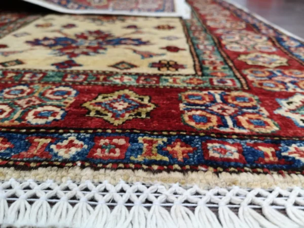 Handmade Afghan Qazaq (Kazak) Rug - Image 3