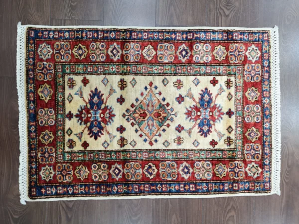 Handmade Afghan Qazaq (Kazak) Rug - Image 6