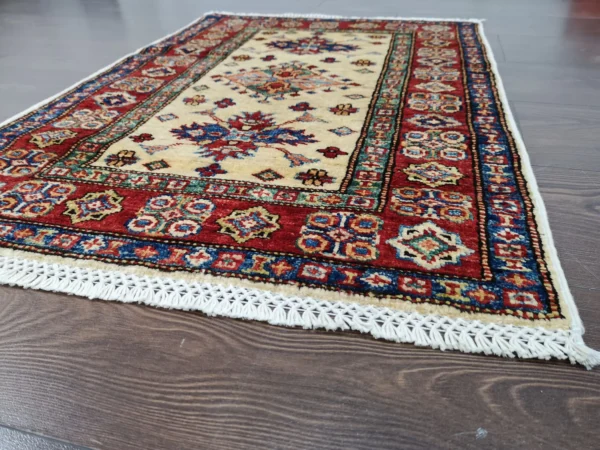 Handmade Afghan Qazaq (Kazak) Rug - Image 7