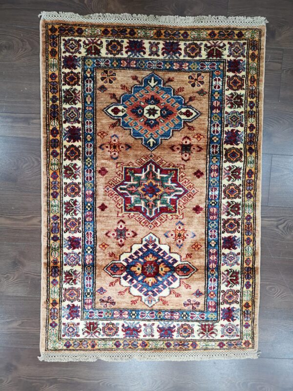 Handmade Afghan Qazaq (Kazak) Rug - Image 6