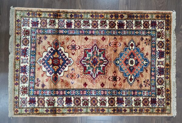 Handmade Afghan Qazaq (Kazak) Rug - Image 7