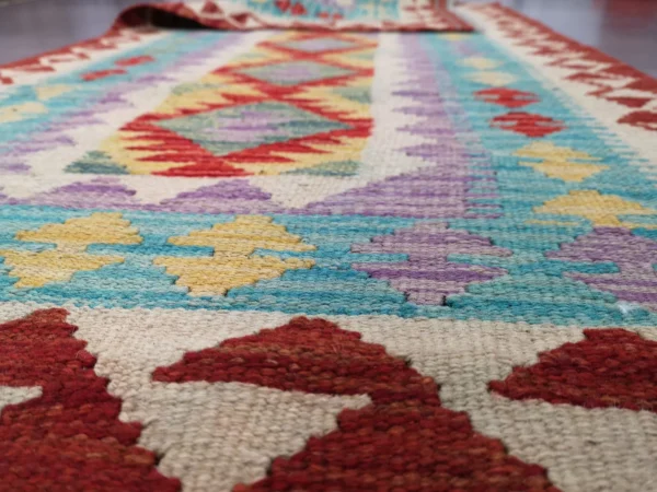 Handmade Afghan Kilim (Gilum) Rug - Image 3
