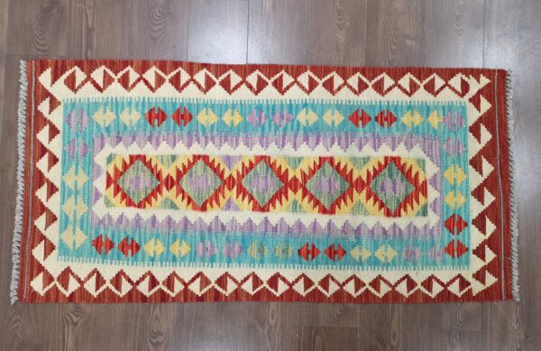 Handmade Afghan Kilim (Gilum) Rug - Image 6