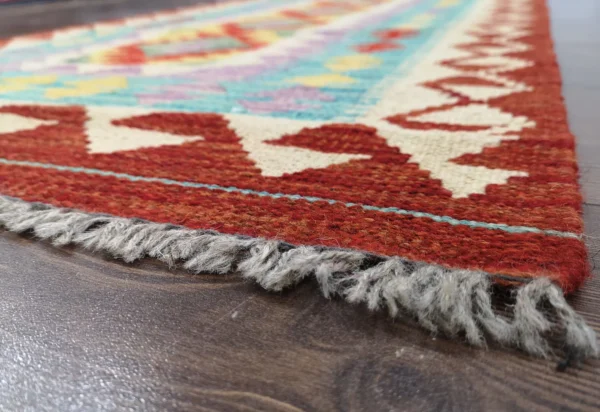 Handmade Afghan Kilim (Gilum) Rug - Image 8