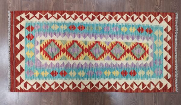 Handmade Afghan Kilim (Gilum) Rug