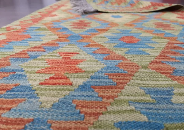 Handmade Afghan Kilim (Gilum) Rug - Image 3