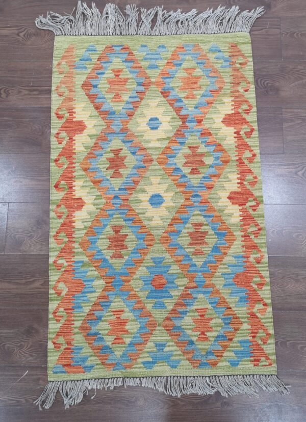 Handmade Afghan Kilim (Gilum) Rug - Image 5