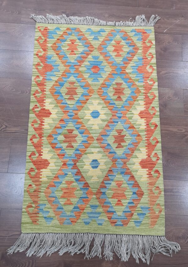 Handmade Afghan Kilim (Gilum) Rug - Image 7