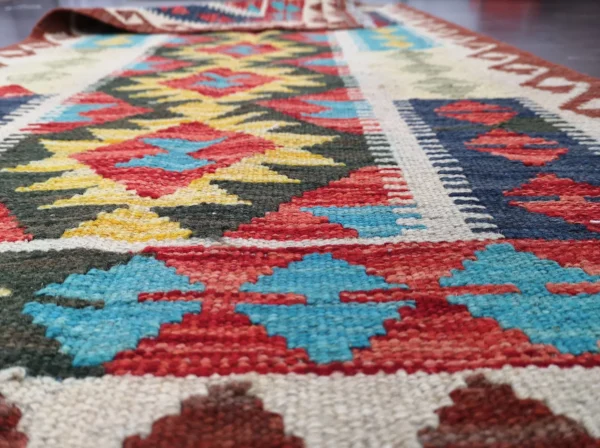 Handmade Afghan Kilim (Gilum) Rug - Image 3