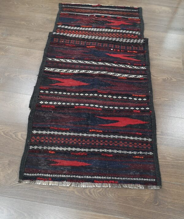 Handmade Afghan Kilim Medium Runner - Image 2