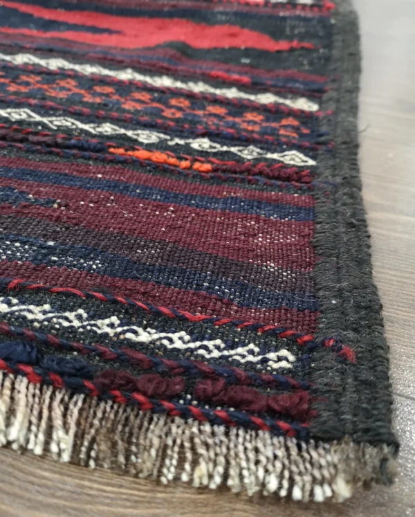 Handmade Afghan Kilim Medium Runner - Image 4