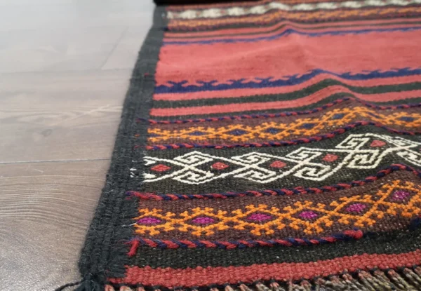 Handmade Afghan Kilim Medium Runner - Image 2