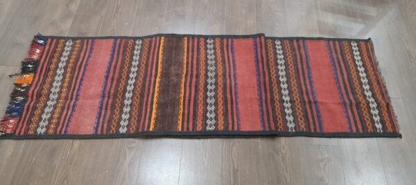 Handmade Afghan Kilim Medium Runner - Image 4