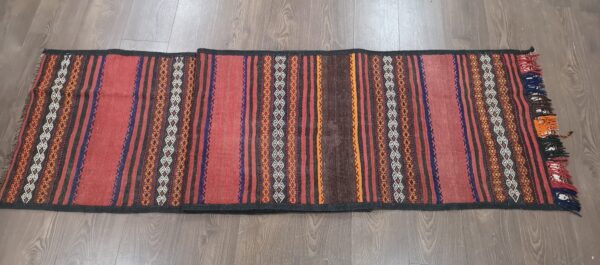 Handmade Afghan Kilim Medium Runner - Image 5