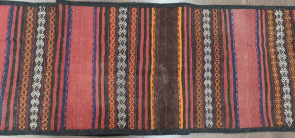 Handmade Afghan Kilim Medium Runner - Image 6