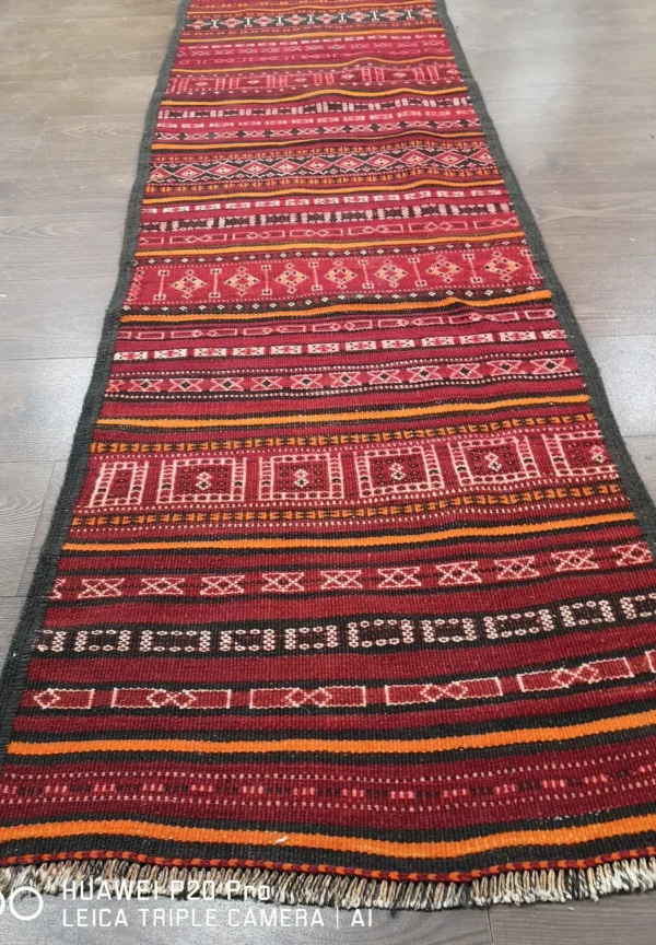 Handmade Afghan Kilim Medium Runner