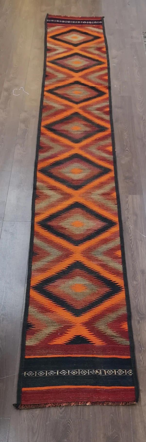 Handmade Afghan Kilim Extra Long Runner