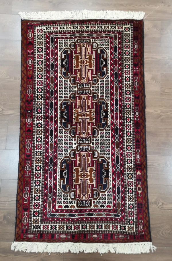 Handmade Fine Afghan Baluchi Rug