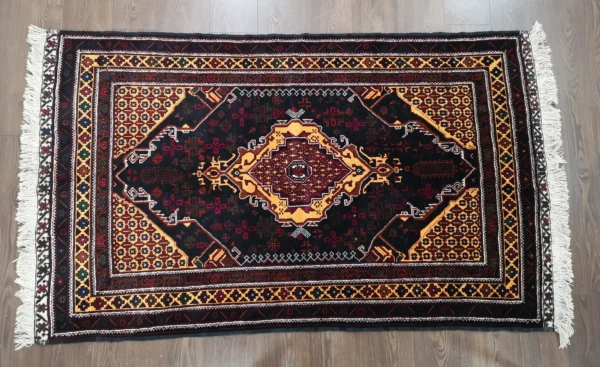 Handmade Fine Afghan Baluchi Rug
